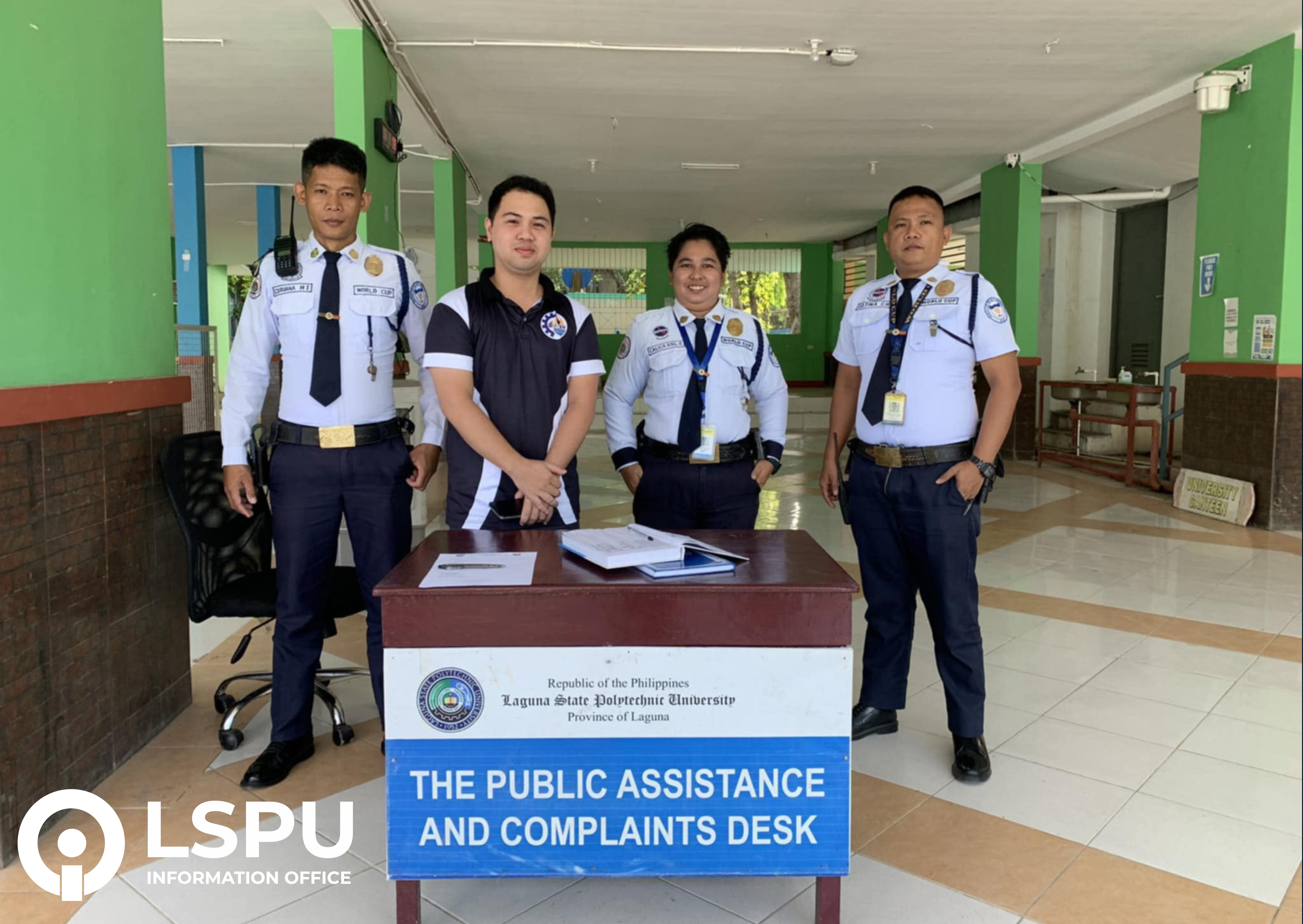 LSPU front desk officers at your service